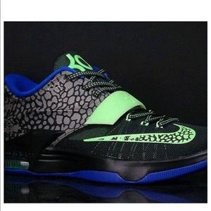 Nike KD 7 Electric Eel Basketball Sneakers Flywire